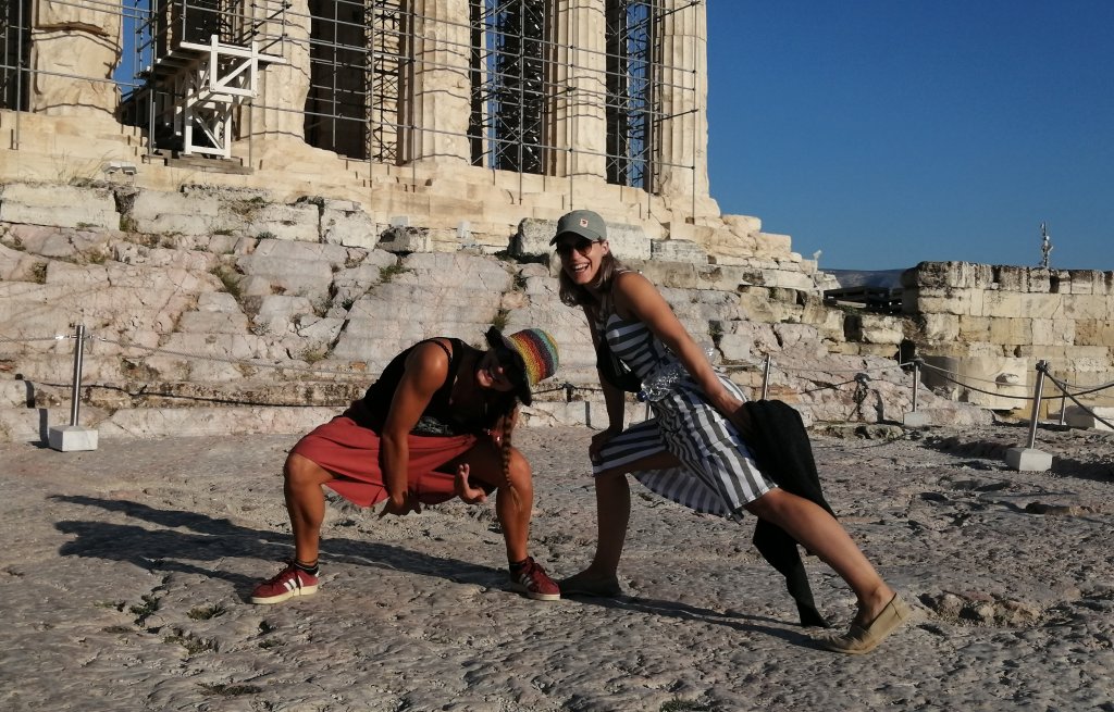 Akrobatische Akropolis.
