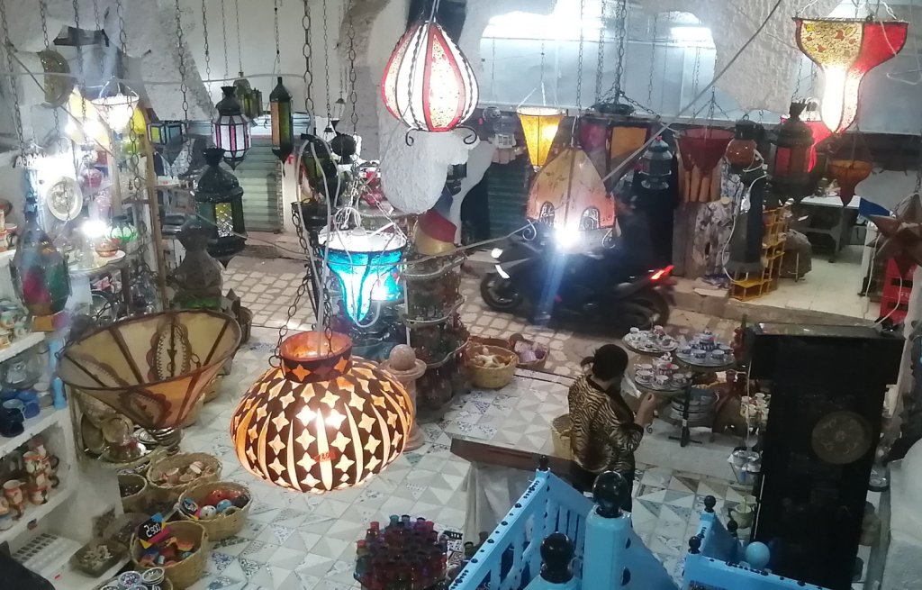 Geschäft in der Altstadt von Sousse.