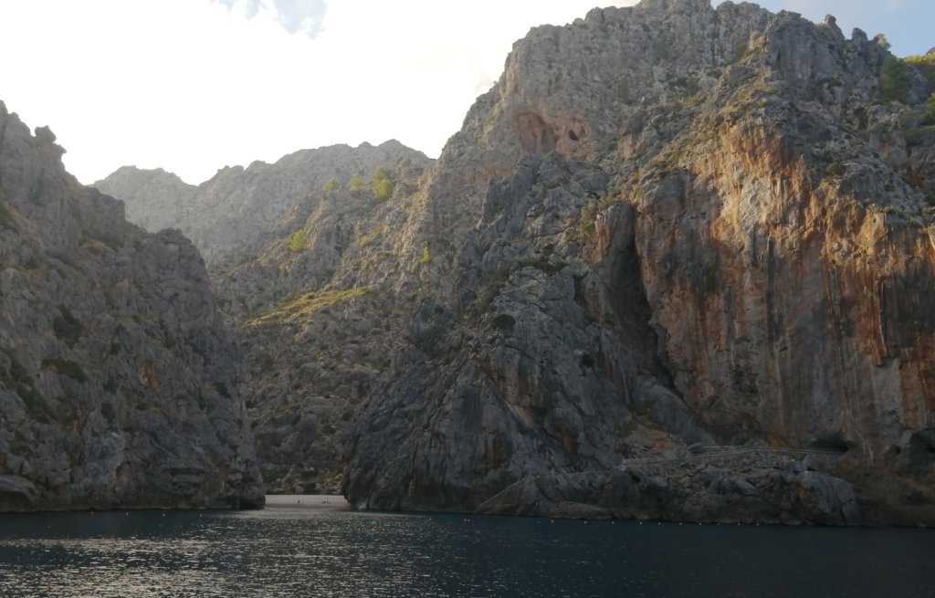 Spektakuläre Aussicht in Sa Calobra.