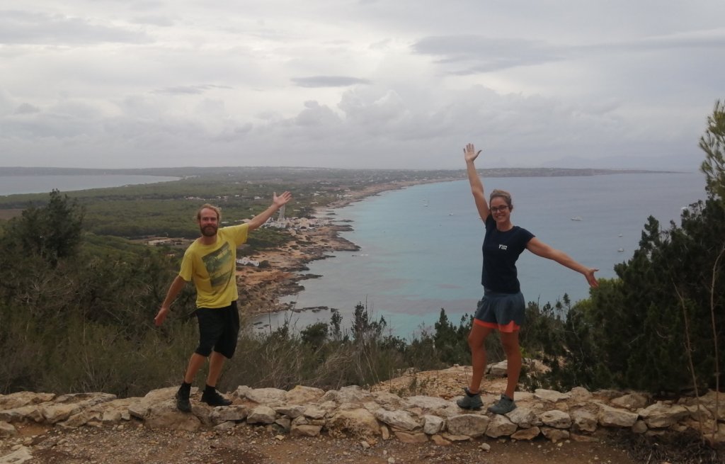 Beine vertreten auf Formentera.