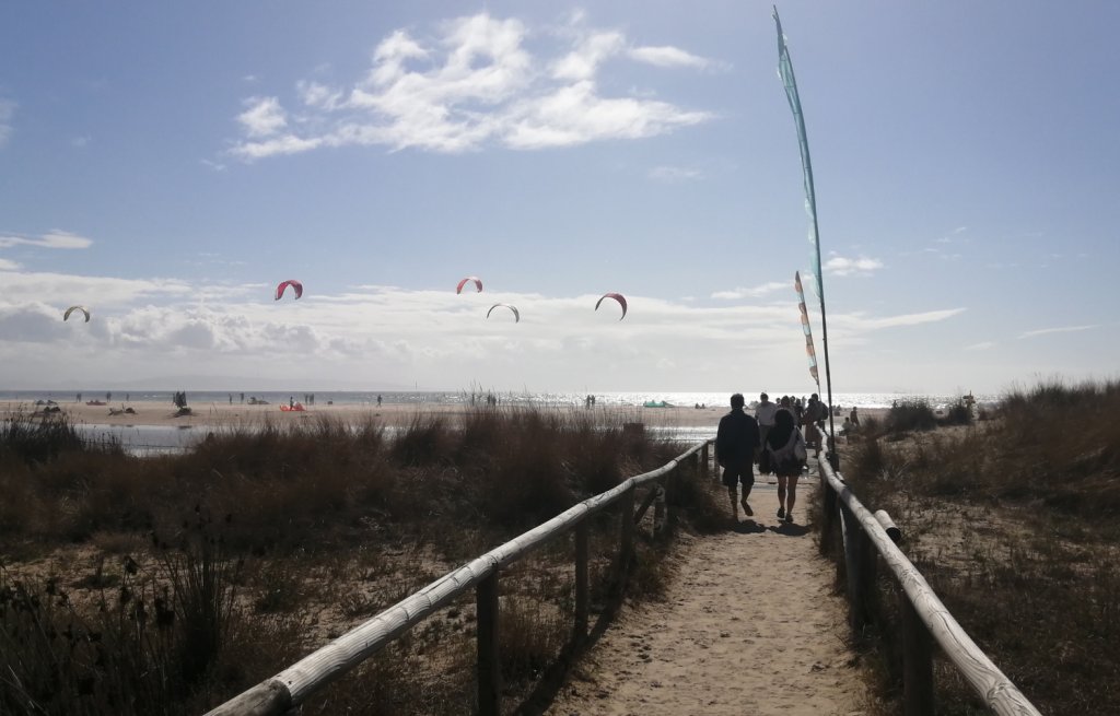Kitespot von Tarifa.