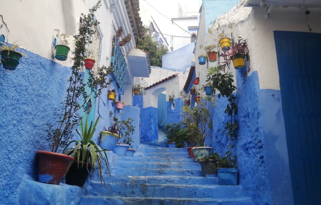 Chefchaouen, die blaue Stadt.