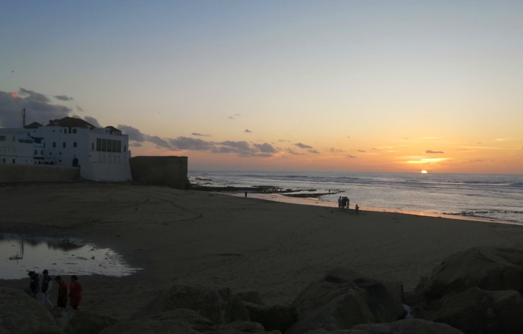 Sonnenuntergang in Asilah.