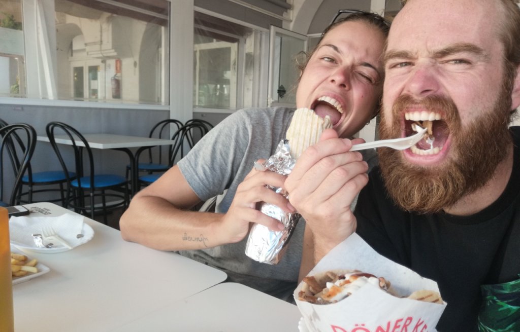 Unser erster Döner seit langem.