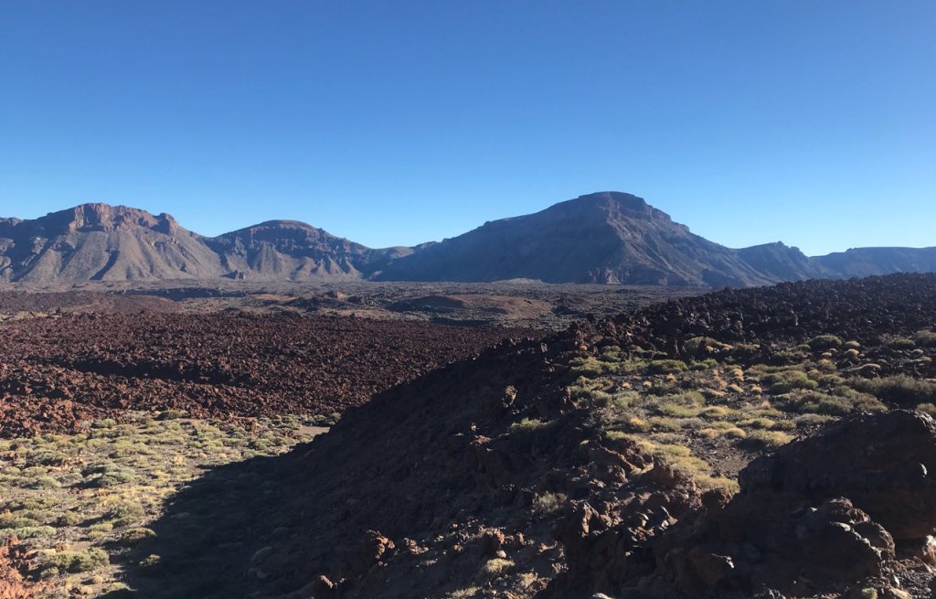 Im Vulkankrater des Teide Nationalparks.