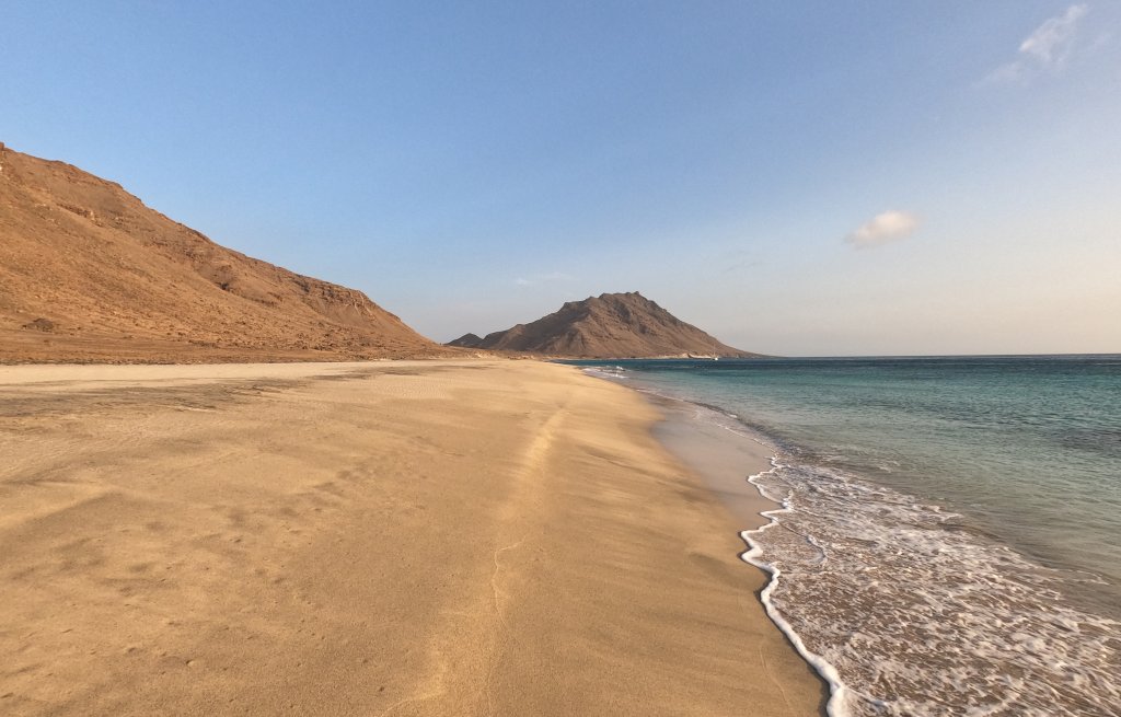 Wunderschöner Sandstrand.