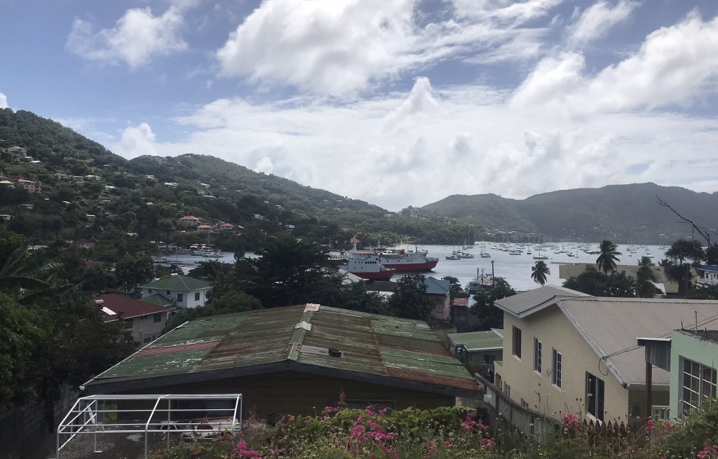 Ausblick auf die riesige Bucht von Port Elizabeth.