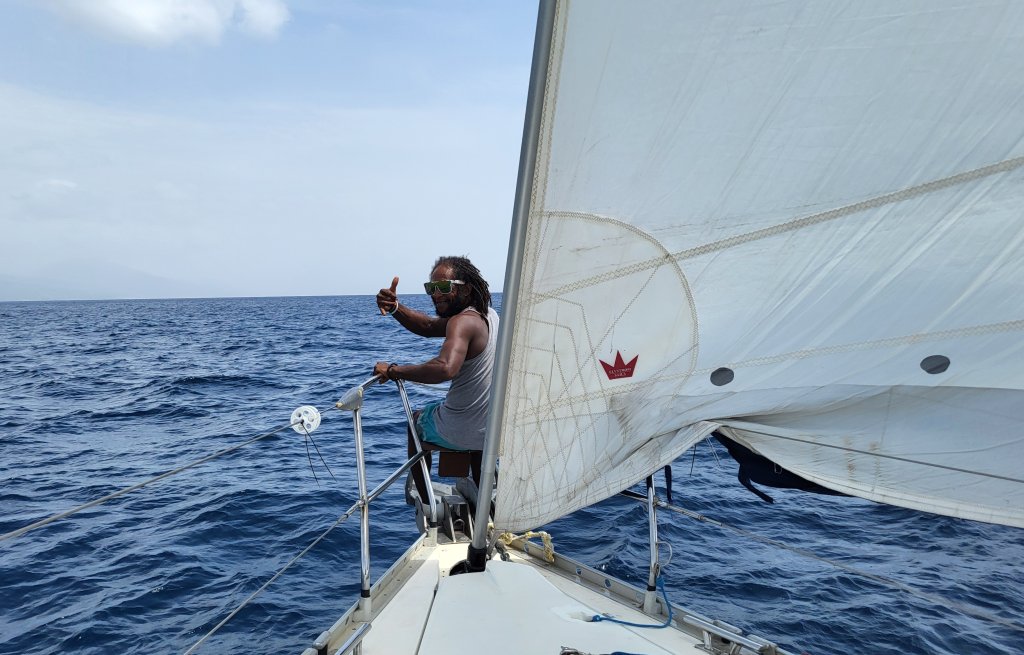Der schönste Platz auf dem Boot.