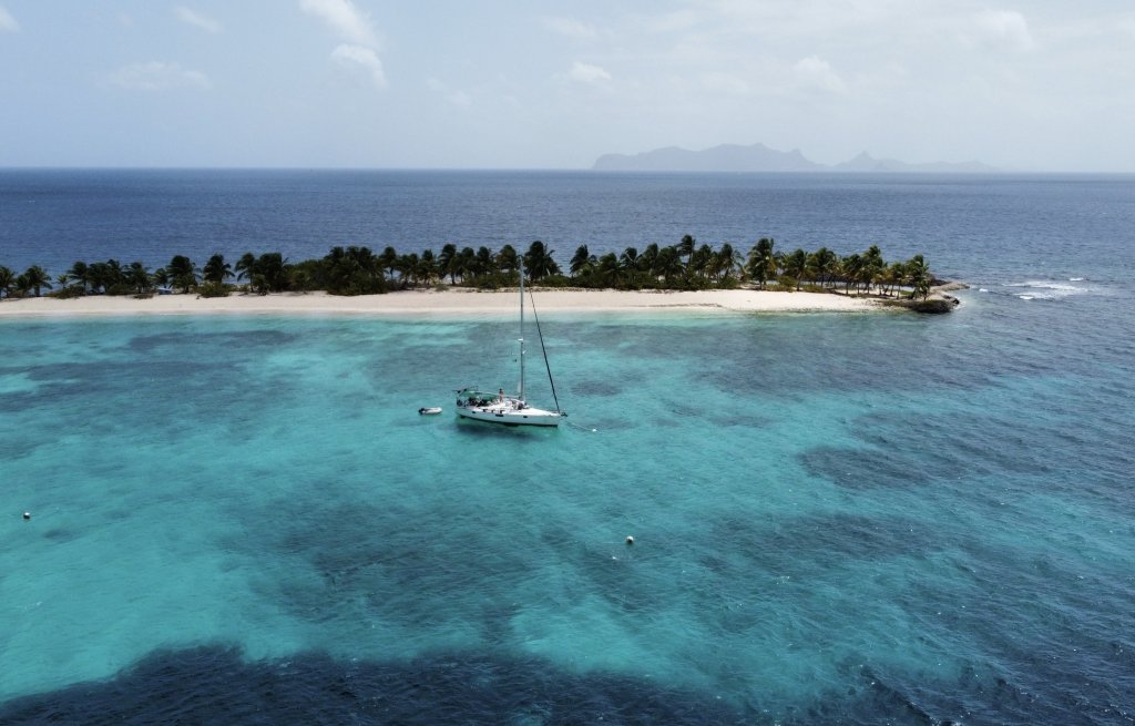 Quasi alleine auf Sandy Island.