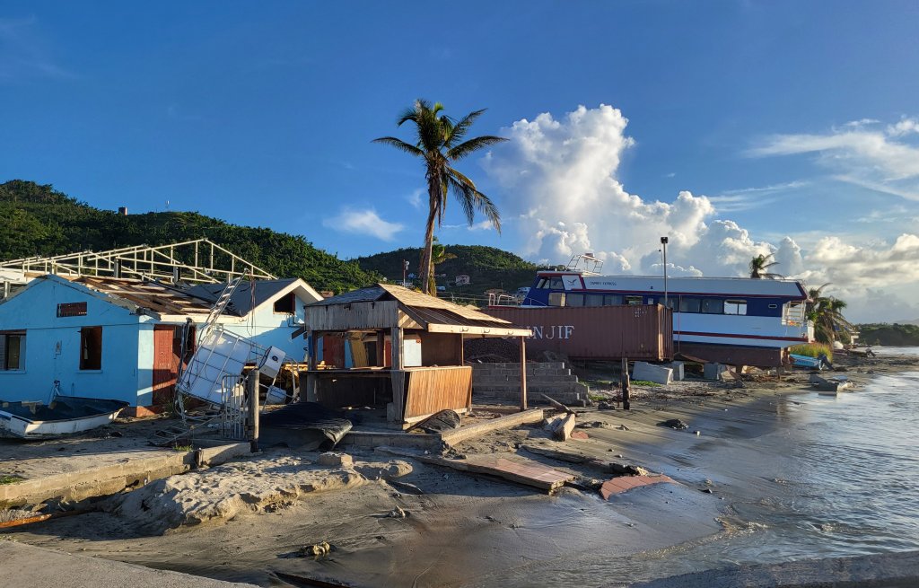 Ein Paradies in Trümmern.