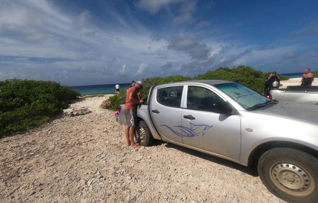 Mit dem Auto direkt zum Divespot!