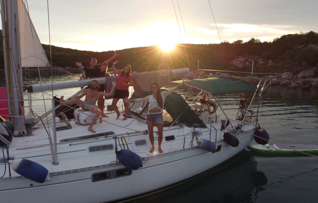 Sonnenuntergang zu Captains Geburtstag!