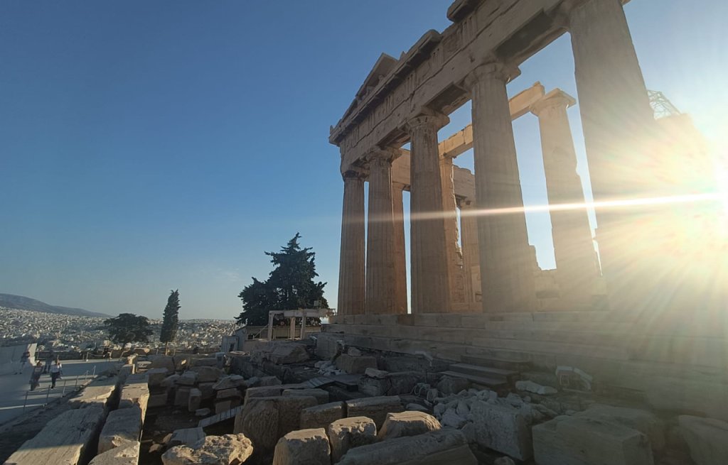 Ein Besuch der Akropolis.