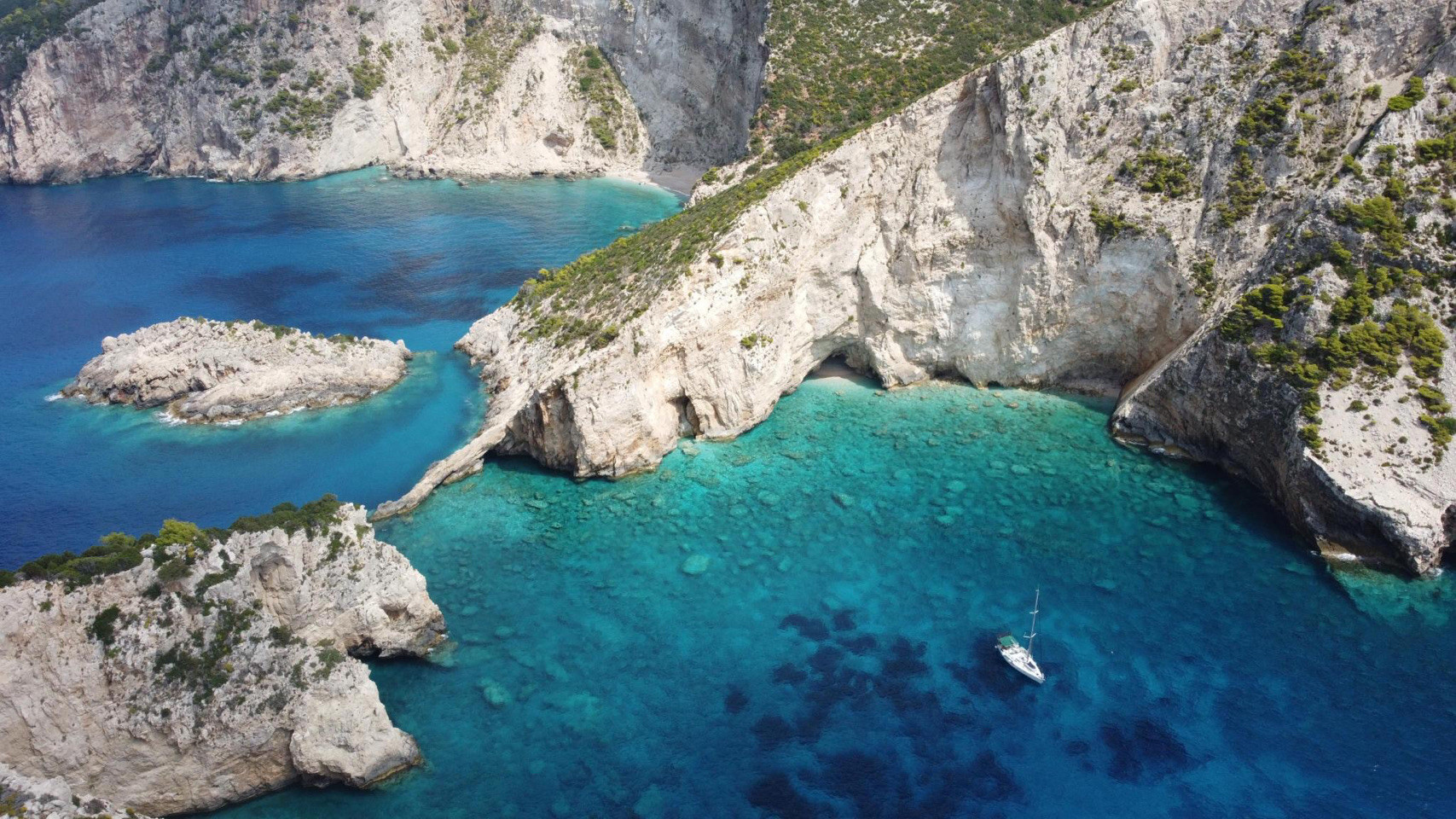 Einer unserer Lieblingsplätze: an der Westküste von Zakynthos.