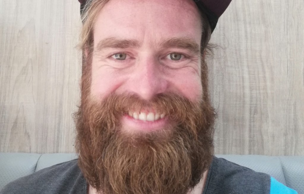 Thierry before visiting the barber's shop.