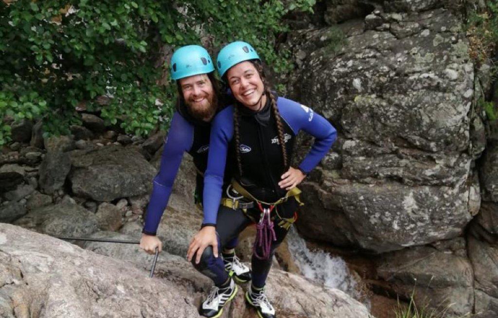 The canyoning captain & capitana!