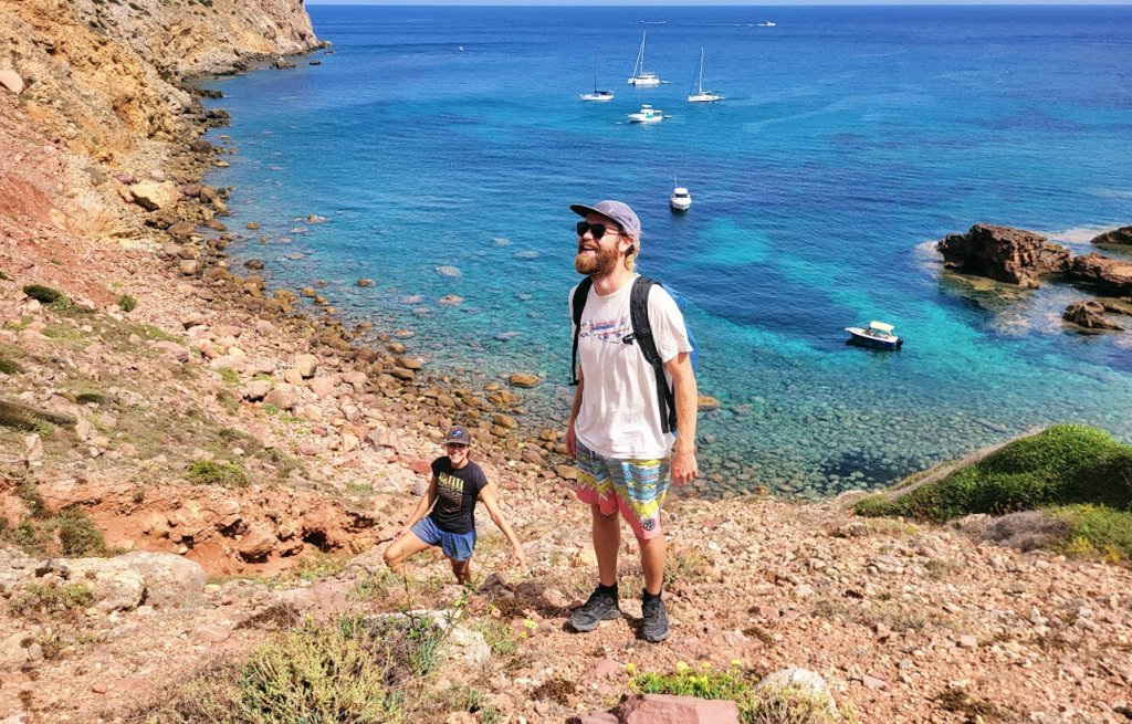 Beautiful water in the north west of Menorca.