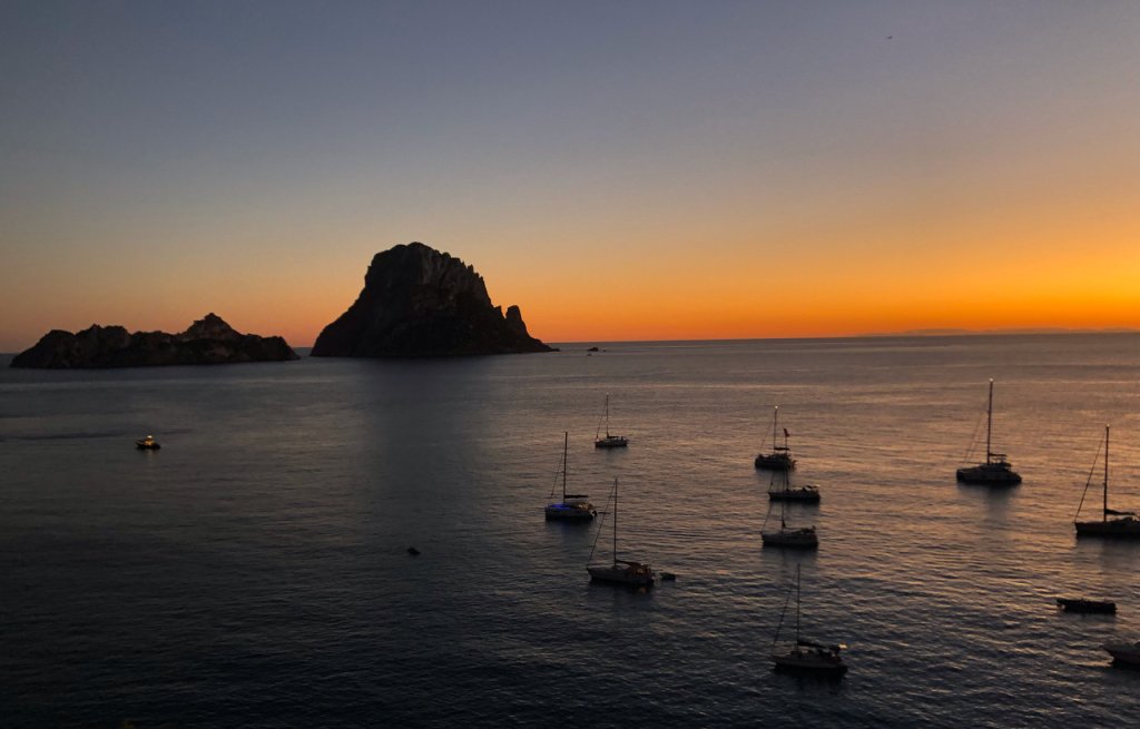 Our last night in the balearics.