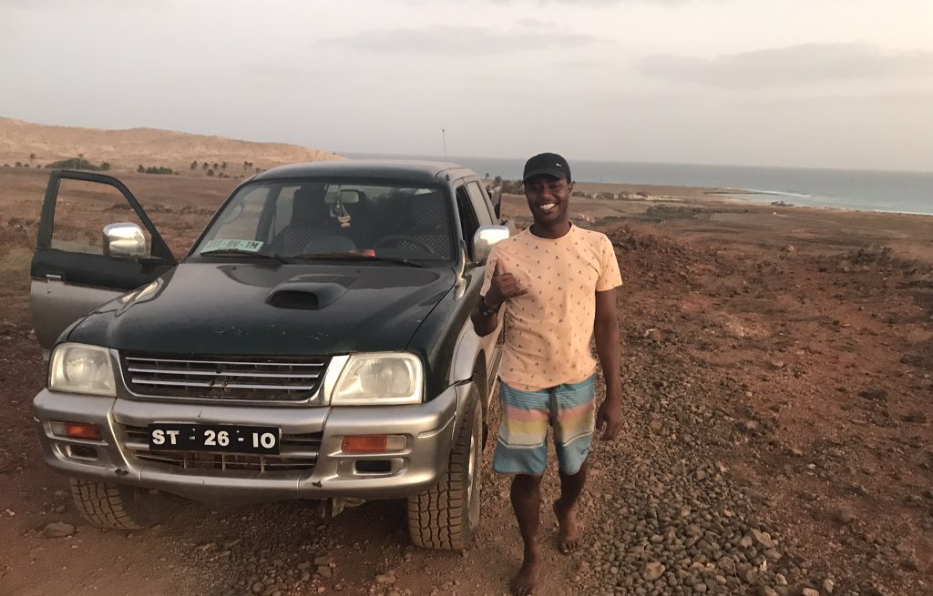 Igor and his ride after we managed to make it work again.