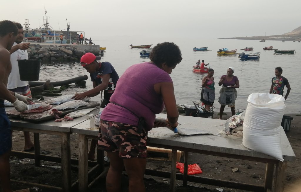 Fascinating to watch the locals preparing their fish.