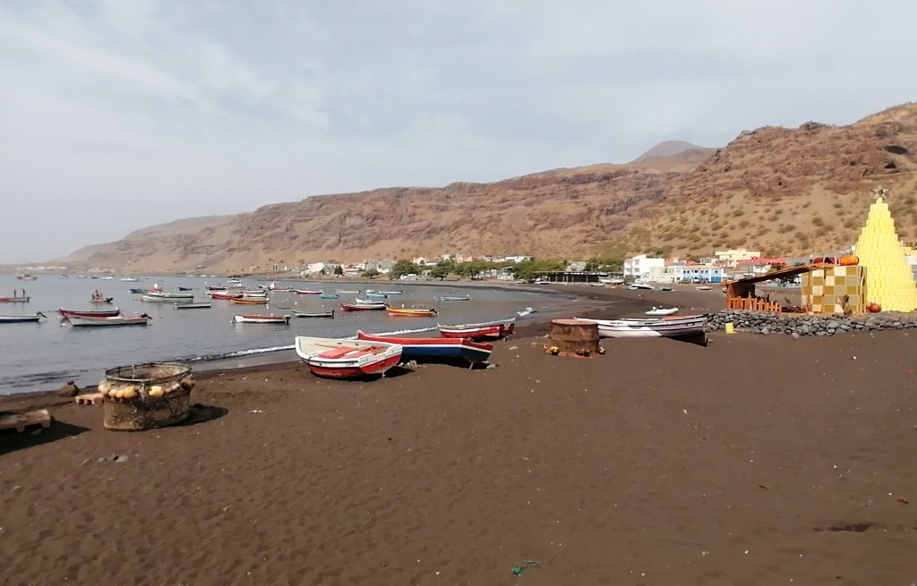The fishing harbour of São Nicolau.