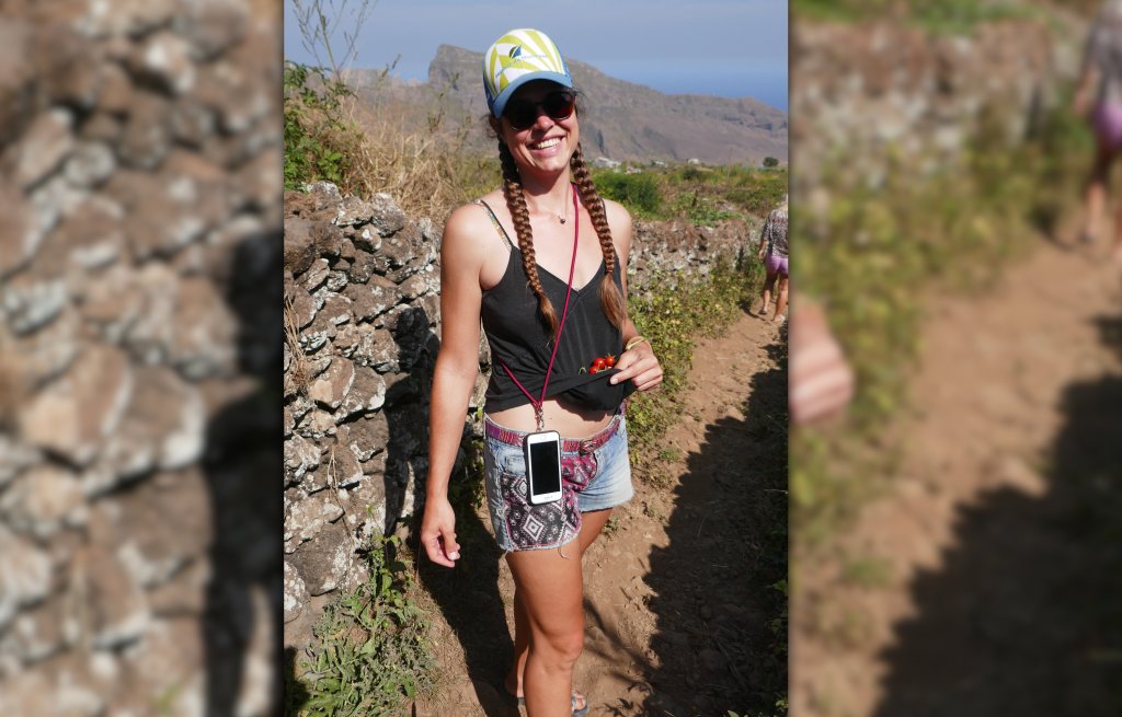Picking cherry tomatoes in Cabo Verde - epic!