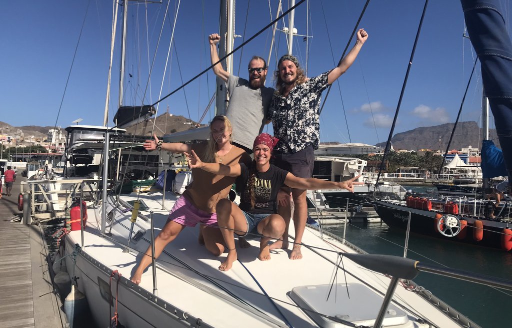 Ready to cross the ocean.