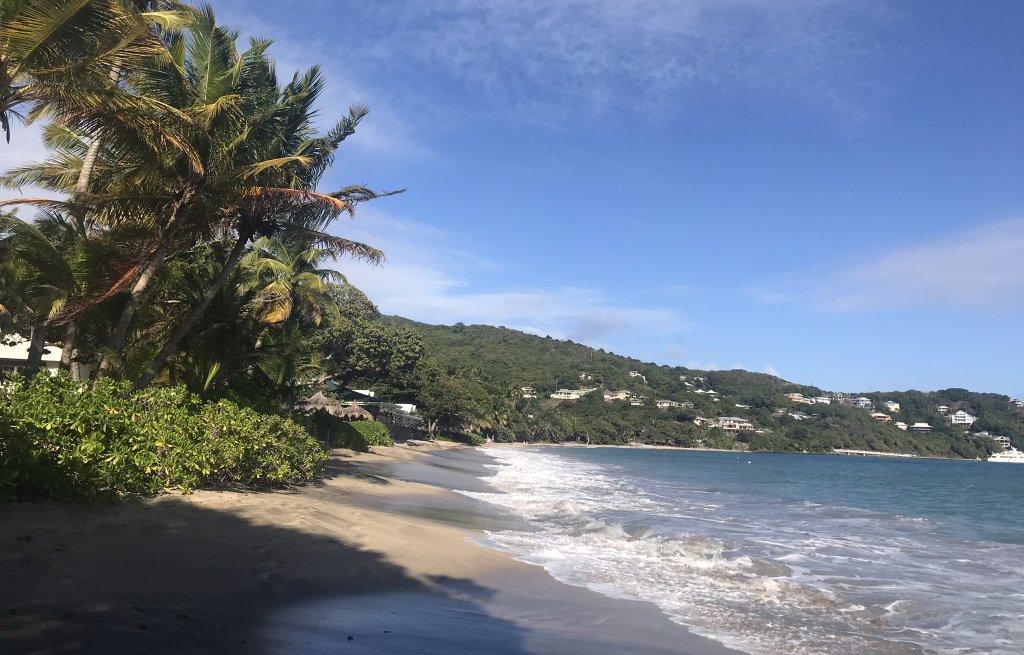 Classic carribean beach.