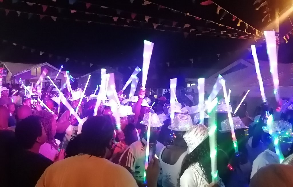 Party into the night.