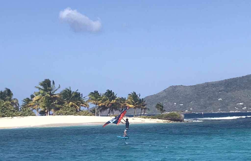 Thierry on the foil.