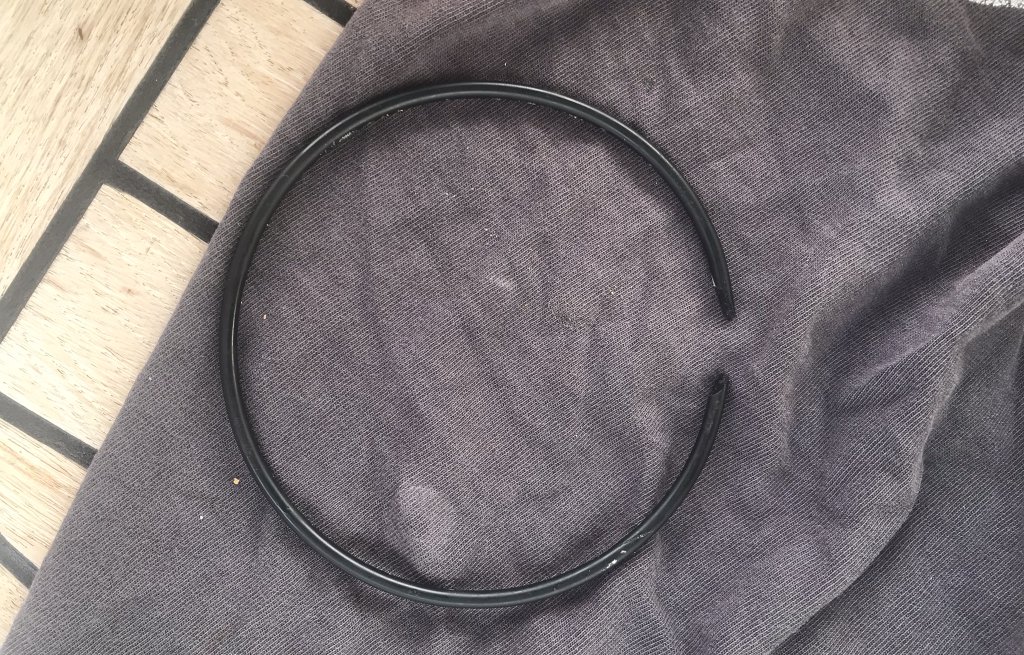 Broken o-ring.