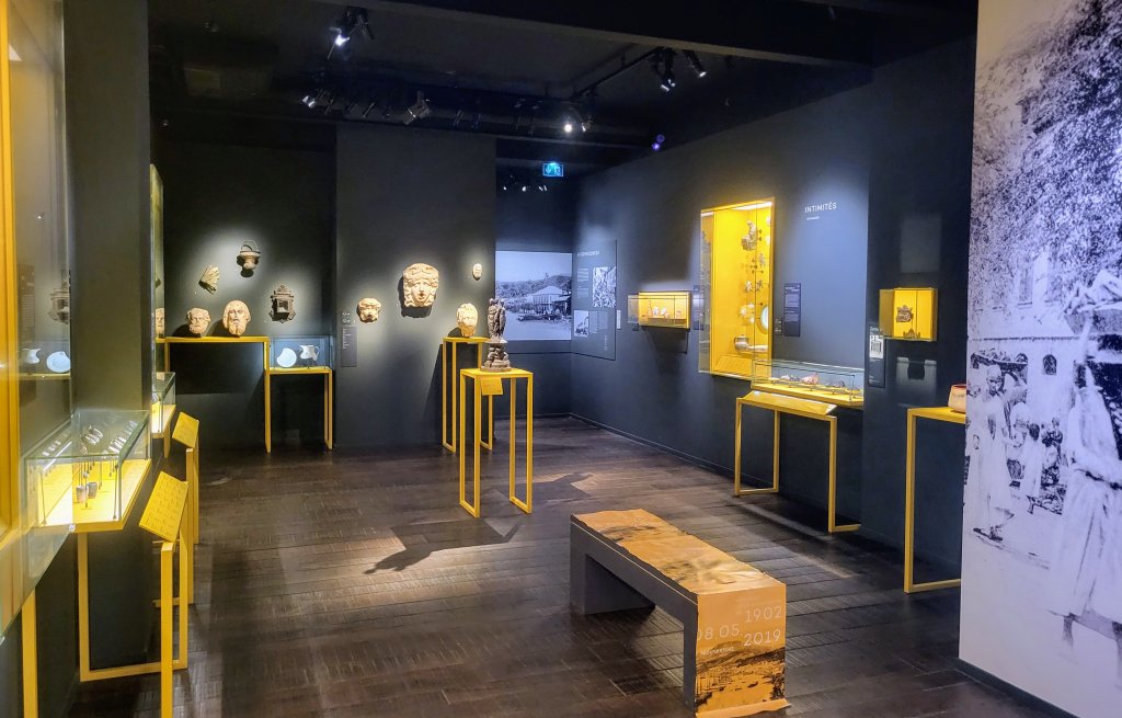 Inside of the museum.