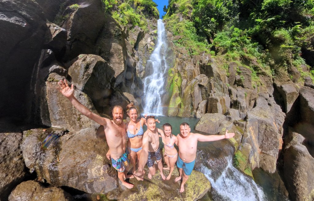 Trafalgar Falls, what a cool place!