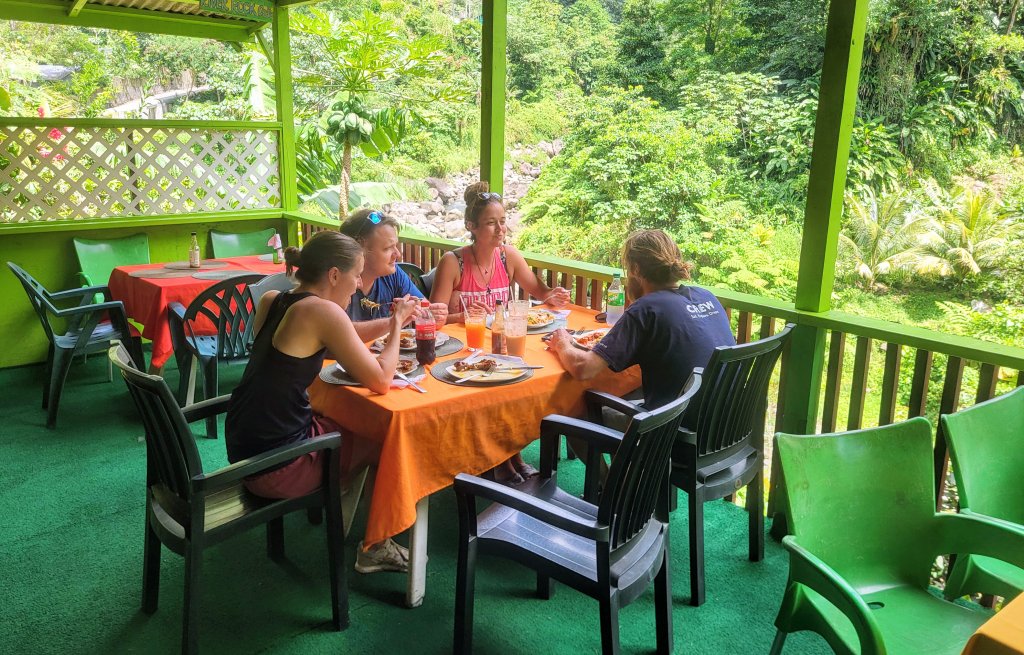 Lunch in a local restaurant.