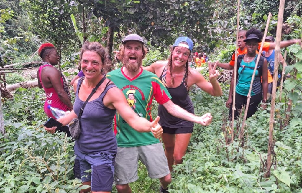 Making our way through the jungle