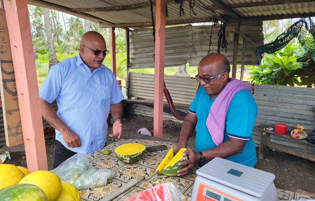 We could to try a wide variety of fruits and dishes.