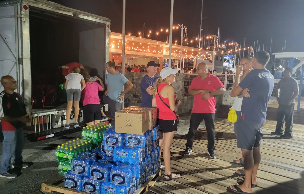 We often loaded ships until late in the evening.