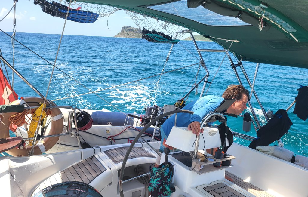 Upwind past Union Island.