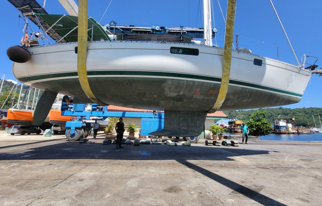 Cervino flies back into the Atlantic.