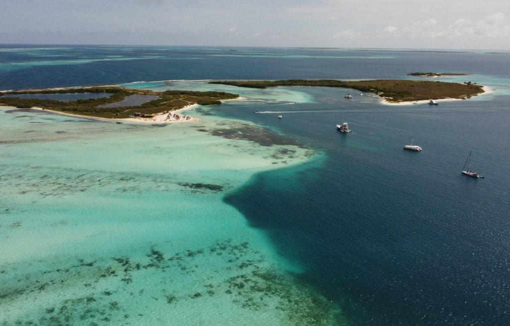 Our anchorage in Francisqui.