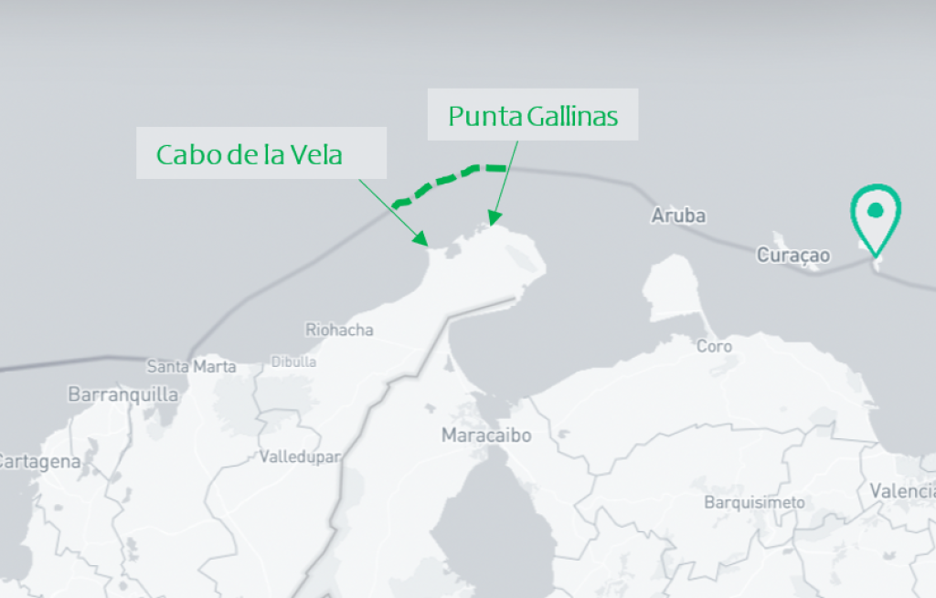The infamous passage in the north of South America.