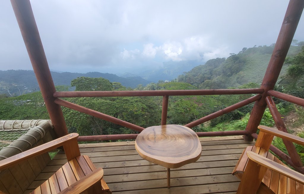 That's the view from our balcony.
