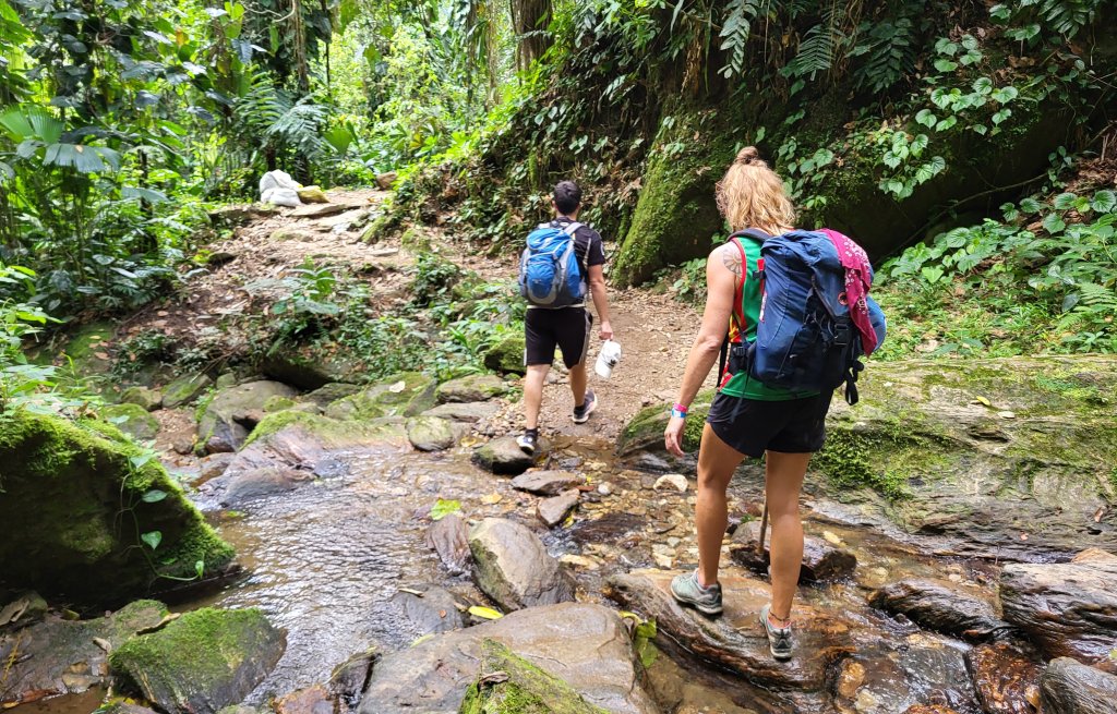 We crossed many rivers and creeks during our journey.