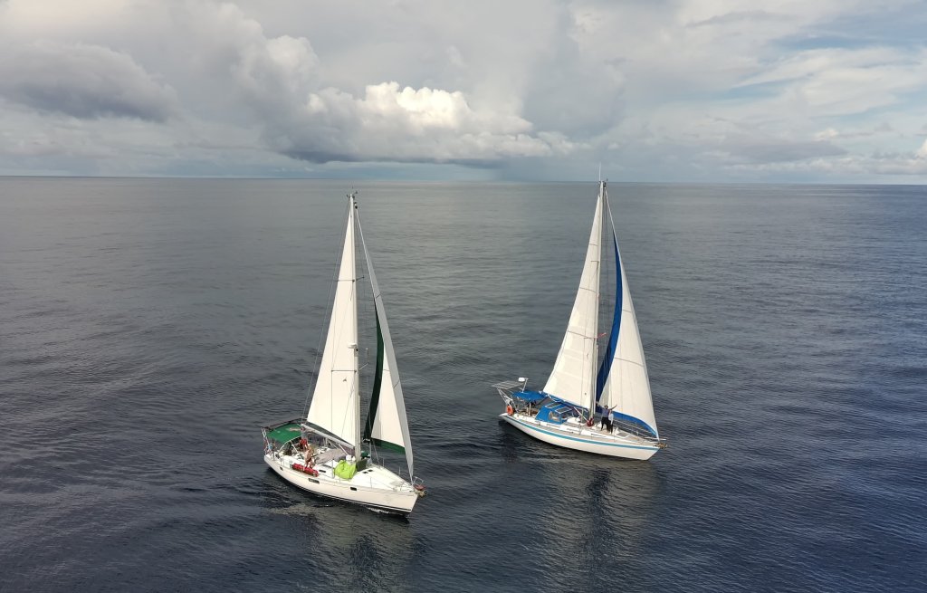 Buddy boating with L'Egaloupio!