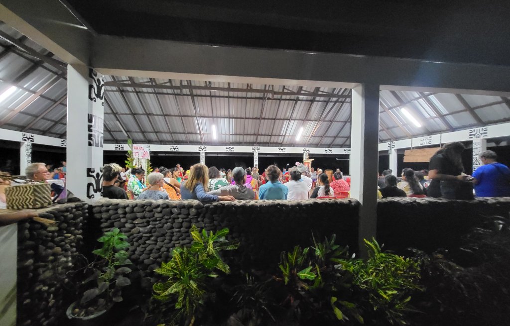 We watch the locals sing and dance, a nice ending to our first visit here.