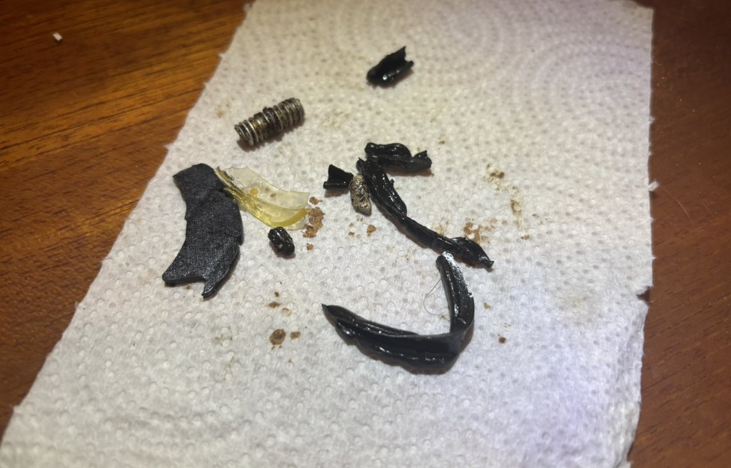 One of these has clogged our intake pipe for the engine.