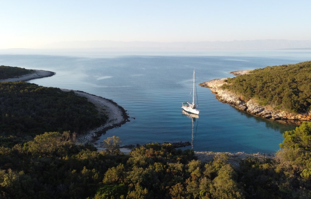 Lonely bay in Molat