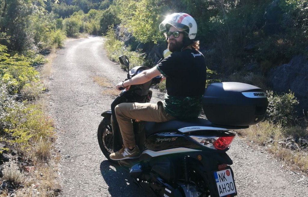 The captain is driving.