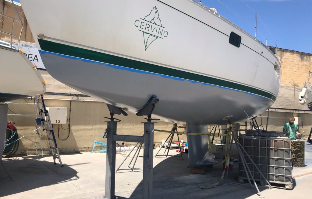 CERVINO after three coats of primer.